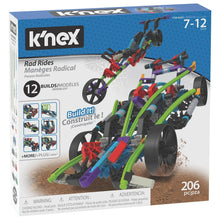 Load image into Gallery viewer, Rad Rides - 206 pieces/12 builds