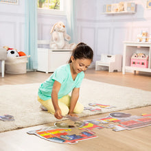 Load image into Gallery viewer, Giant Fire Truck Floor Puzzle - 24 pieces