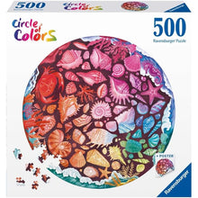 Load image into Gallery viewer, Circle of Colors: Seashells - 500 pieces