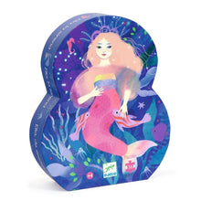 Load image into Gallery viewer, Silhouette Puzzle - Ella the Mermaid - 36 pieces