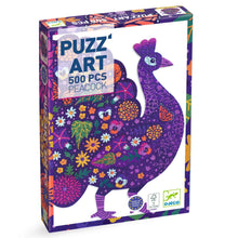 Load image into Gallery viewer, Peacock Puzz'Art Puzzle - 500 pieces