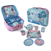Load image into Gallery viewer, Tin Tea Set: Enchanted - 9 pieces