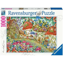 Load image into Gallery viewer, Floral Mushroom Houses - 1000 pieces