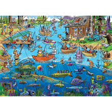 Load image into Gallery viewer, DoodleTown: Gone Fishing - 1000 pieces