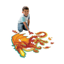 Load image into Gallery viewer, Shaped Floor Puzzle - Dragon - 55 pieces