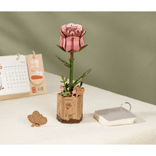 Load image into Gallery viewer, DIY Wooden Flower: Pink Rose