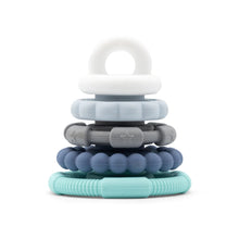 Load image into Gallery viewer, Rainbow Stacker and Teether Toy - Ocean