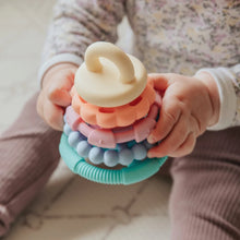 Load image into Gallery viewer, Rainbow Stacker and Teether Toy - Rainbow Pastel