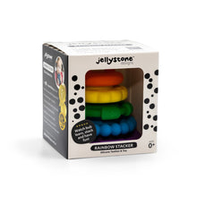 Load image into Gallery viewer, Rainbow Stacker and Teether Toy - Rainbow Bright