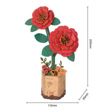 Load image into Gallery viewer, DIY Wooden Flower: Red Camellia
