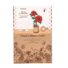 Load image into Gallery viewer, DIY Wooden Flower: Red Camellia