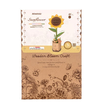 Load image into Gallery viewer, DIY Wooden Flower: Sunflower