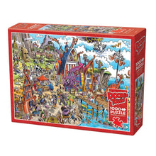 Load image into Gallery viewer, DoodleTown: Viking Village - 1000 pieces