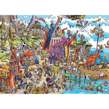 Load image into Gallery viewer, DoodleTown: Viking Village - 1000 pieces