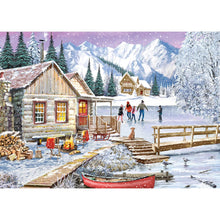 Load image into Gallery viewer, Winter at the Cabin - 1000 pieces