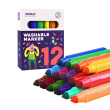 Load image into Gallery viewer, Washable Markers - 12 Colours
