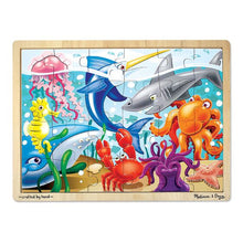 Load image into Gallery viewer, Under the Sea Wooden Puzzle - 24 pieces