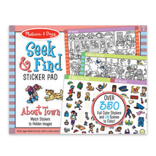 Load image into Gallery viewer, Seek & Find Sticker Pad: Around Town