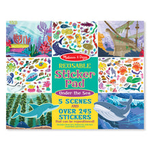 Load image into Gallery viewer, Reusable Sticker Pad: Under The Sea