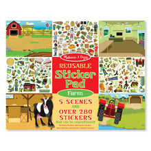 Load image into Gallery viewer, Reusable Sticker Pad: Farm