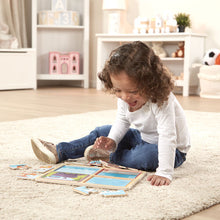Load image into Gallery viewer, Natural Play Wooden Puzzle:  Ready Set Go