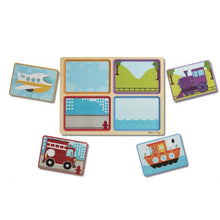 Load image into Gallery viewer, Natural Play Wooden Puzzle:  Ready Set Go
