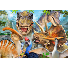 Load image into Gallery viewer, Dino Selfie Puzzle - 48 pieces