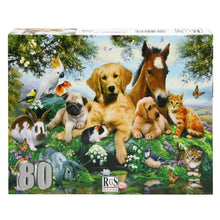 Load image into Gallery viewer, Summer Pals Puzzle - 80 pieces