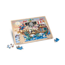 Load image into Gallery viewer, Pirate Adventure Wooden Puzzle - 48 pieces