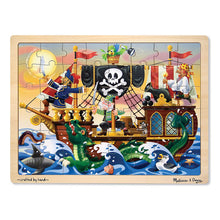 Load image into Gallery viewer, Pirate Adventure Wooden Puzzle - 48 pieces