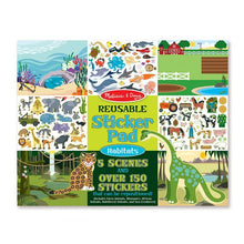Load image into Gallery viewer, Reusable Sticker Pad: Habitats