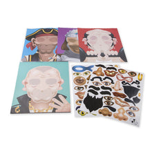 Load image into Gallery viewer, Make-a-Face Crazy Characters Sticker Pad