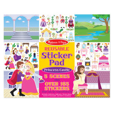 Load image into Gallery viewer, Reusable Sticker Pad: Princess Castle