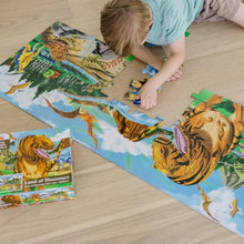 Load image into Gallery viewer, Land of Dinosaurs Floor Puzzle - 48 pieces