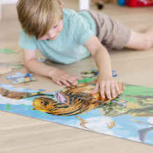 Load image into Gallery viewer, Land of Dinosaurs Floor Puzzle - 48 pieces