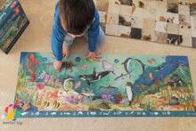 Load image into Gallery viewer, Beneath the Waves Search & Find Floor Puzzle - 48 pieces