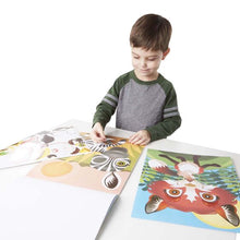 Load image into Gallery viewer, Make-a-Face Crazy Animals Sticker Pad