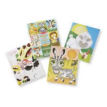Load image into Gallery viewer, Make-a-Face Crazy Animals Sticker Pad