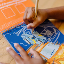 Load image into Gallery viewer, On the Go Scratch Art Colour Reveal: Vehicles