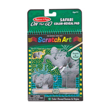 Load image into Gallery viewer, On the Go Scratch Art Colour Reveal: Safari