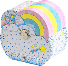 Load image into Gallery viewer, Wooden Musical Box - Dreams of Unicorns