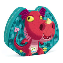 Load image into Gallery viewer, Silhouette Puzzle - Edmond The Dragon - 24 pieces