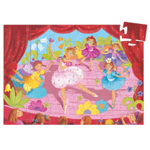 Load image into Gallery viewer, Silhouette Puzzle - The Ballerina With The Flower - 36 pieces