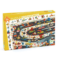 Load image into Gallery viewer, Car Rally Observation Puzzle - 54 pieces