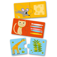 Load image into Gallery viewer, Puzzle Duo - Dinner's Ready!