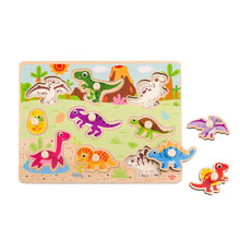 Load image into Gallery viewer, Dino Peg Puzzle