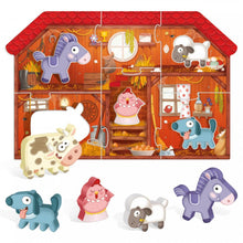 Load image into Gallery viewer, Montessori First Puzzle:  The Farm