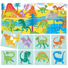 Load image into Gallery viewer, Puzzle 8+1: Dinosaurs