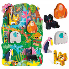 Load image into Gallery viewer, Montessori First Puzzle: The Jungle