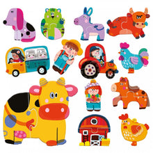Load image into Gallery viewer, Touch 2 Piece Puzzles: Farm